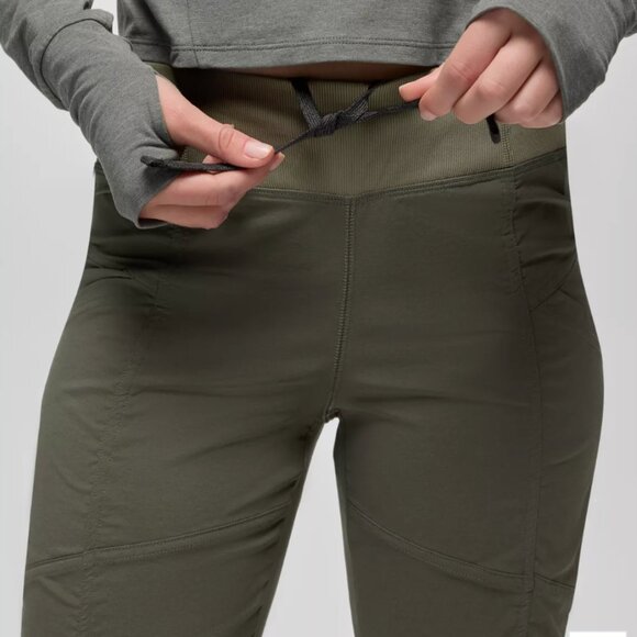 Prana Koen Cropped Pants - Women's XXL - Grape Leaf (Olive Green) Color - Picture 3 of 7